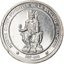 France, Medal, Hugues Capet, History, MS(63), Silver