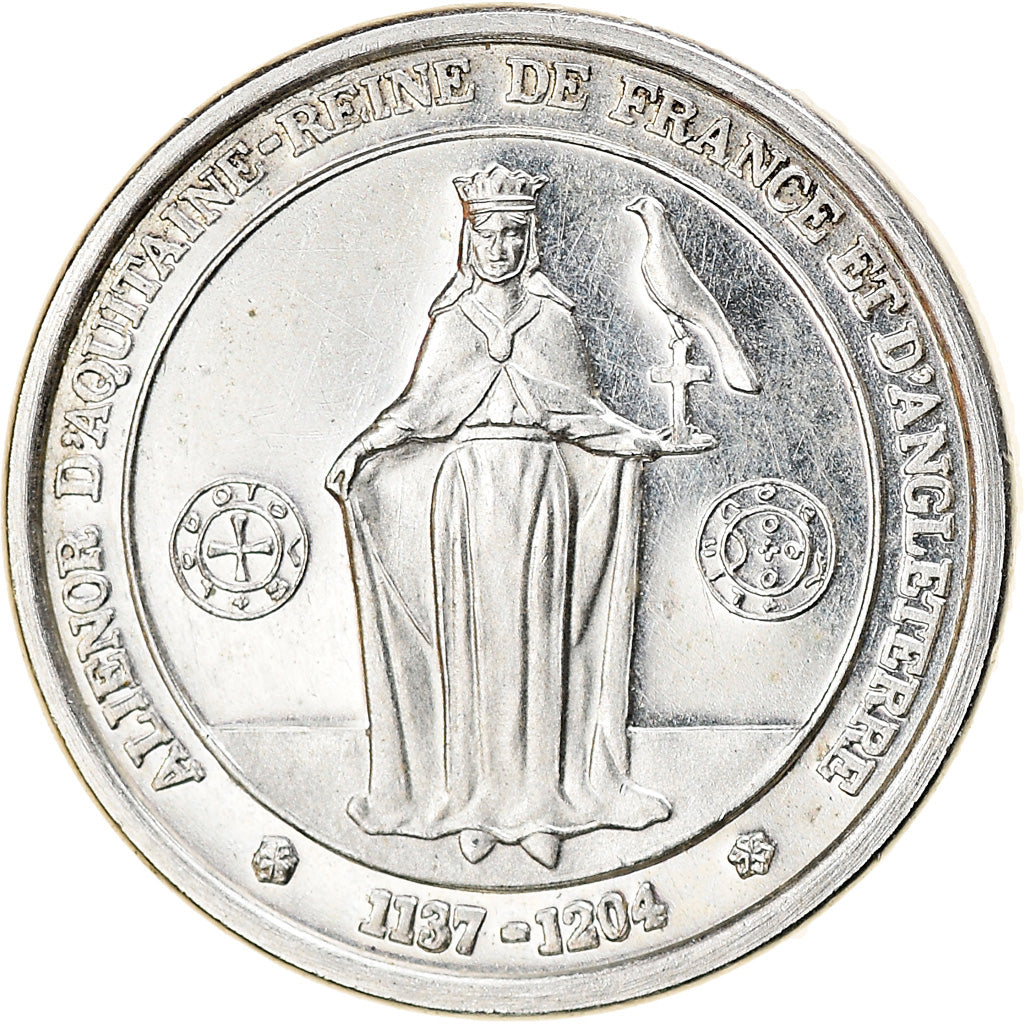 France, Medal, Aliénor d'Aquitaine, History, MS(63), Silver
