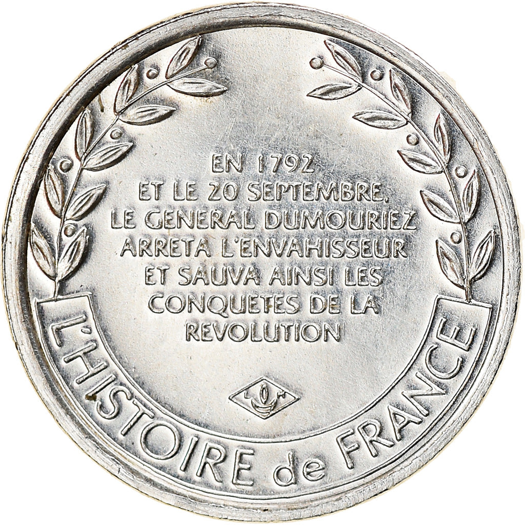 France, Medal, Bataille de Valmy, History, MS(63), Silver