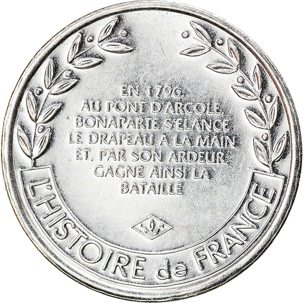 France, Medal, Napoléon Bonaparte, Bataille d'Arcole (1796), History, MS(63)