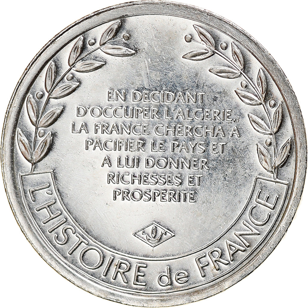 France, Medal, Charles X, Prise d'Alger, History, MS(63), Silver