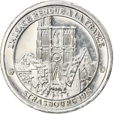 Francia, medalla, Armistice, l'Alsace rendue à la France, History, SC, Plata
