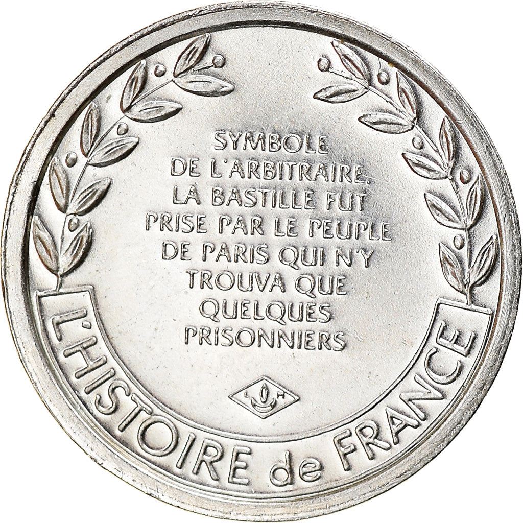 France, Medal, Le Peuple de Paris prend la Bastille, History, MS(63), Silver