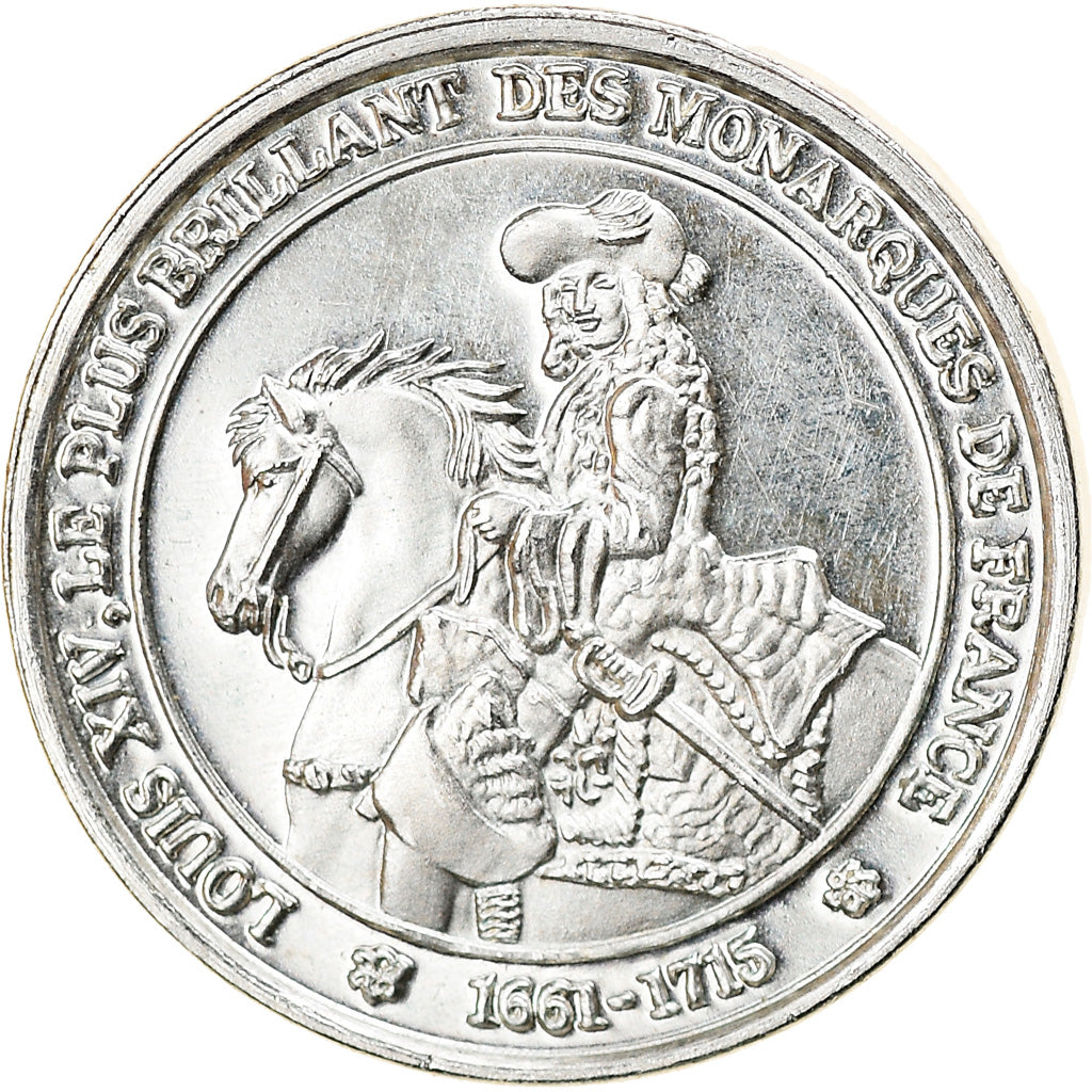 France, Medal, Louis XIV Le Grand, History, MS(63), Silver