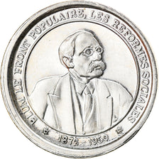 France, Medal, Blum, Front Populaire, Politics, MS(63), Silver