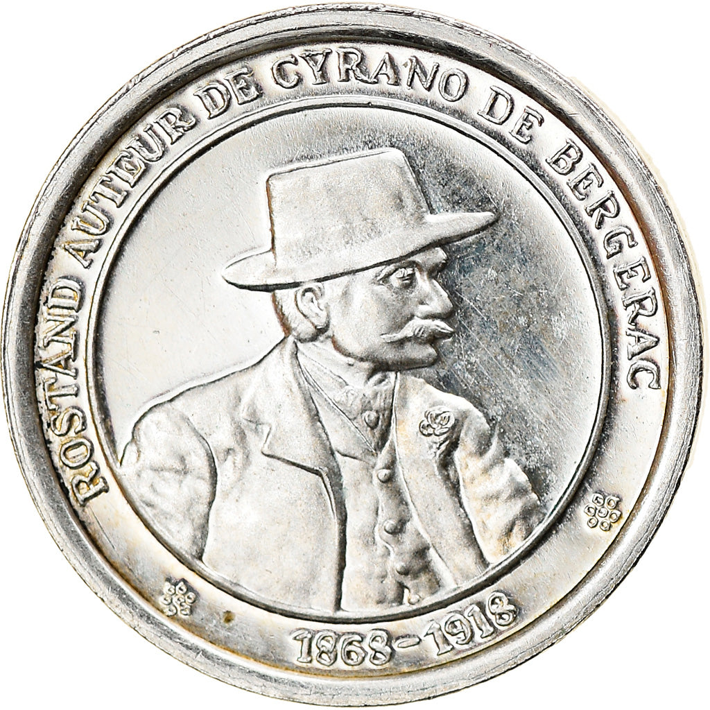 Francja, Medal, Edmond Rostand, Cyrano de Bergerac, Sztuka i Kultura, MS(63)