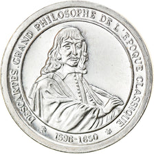 France, Médaille, Descartes, Grand Philosophe de l'Epoque Classique, Arts &
