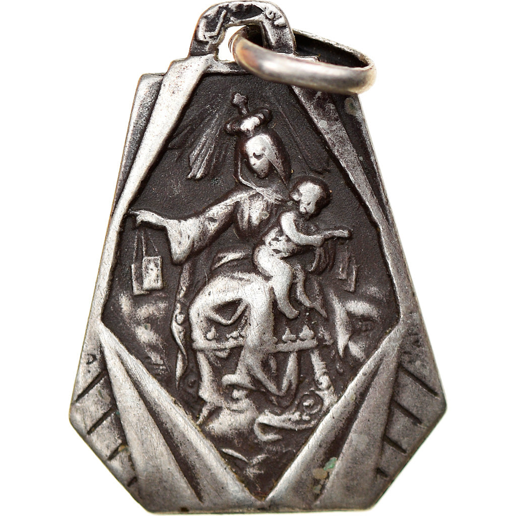 Francja, Medal, Sacré Coeur de Jésus, Religie i wierzenia, AU(50-53), Srebro