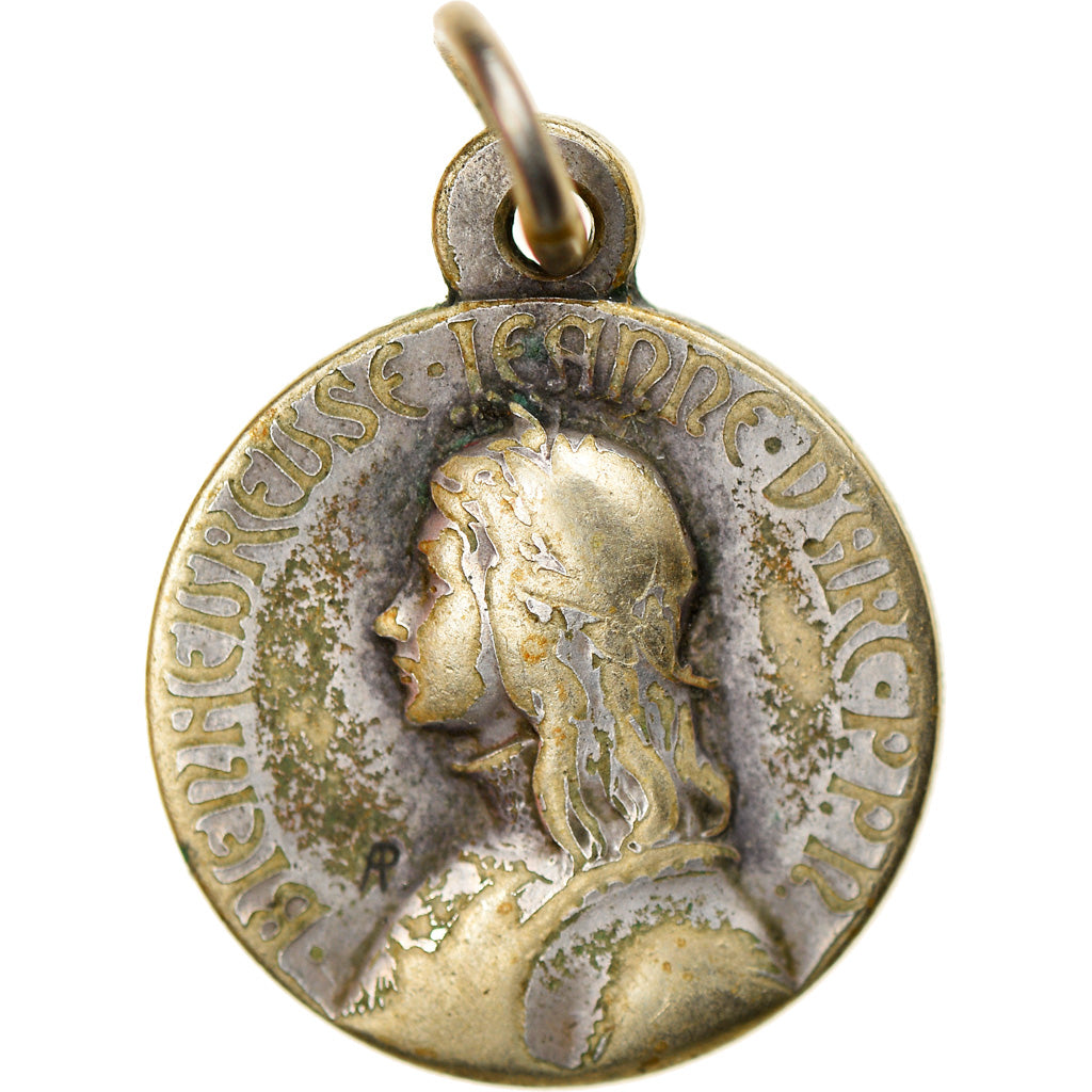 Francia, medaglia, Bienheureuse Jeanne d'Arc, Domrémy, Religions & beliefs, MB