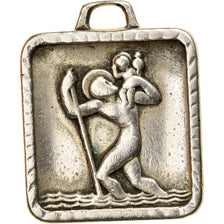 France, Medal, Saint Christophe, Religions & beliefs, EF(40-45), Silvered bronze
