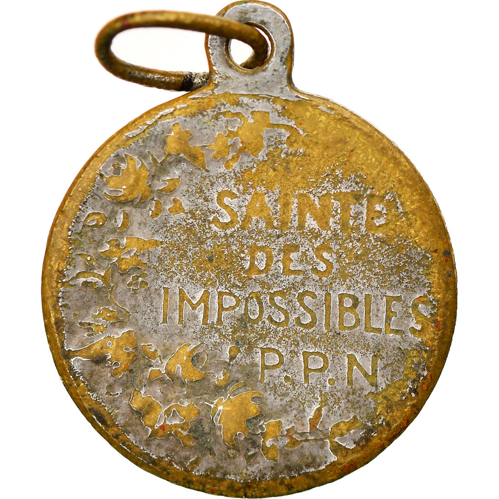 France, Medal, Sainte Rita, Sainte des Impossibles, Religions & beliefs
