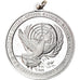 France, Medal, Les Nations Unies, La Paix, 1975, MS(63), Silver