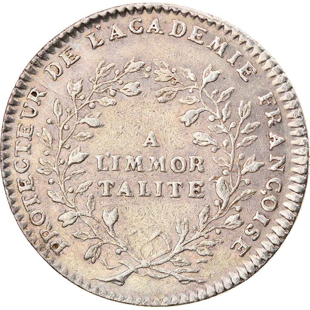 France, Token, Royal, Louis XV, Académie Française, Duvivier, AU(50-53)