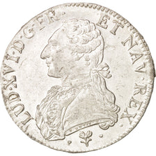 France, Louis XVI, Écu aux branches d'olivier, 1787, Bayonne, MS(60-62),KM564.9