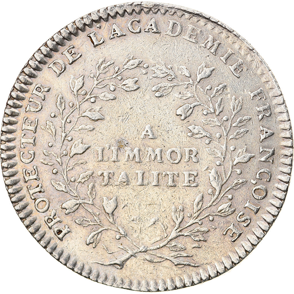 Frankreich, Token, Royal, Louis XV, Académie Française, Duvivier, SS, Silber