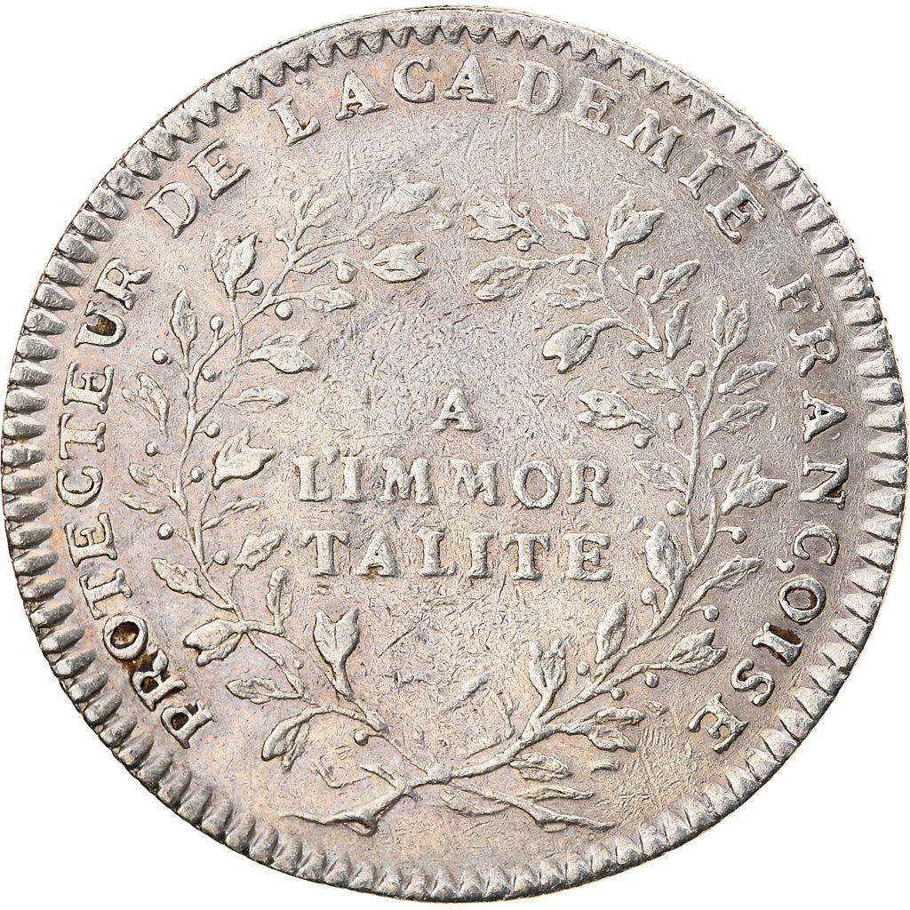 Frankreich, Token, Royal, Louis XV, Académie Française, Duvivier, SS, Silber