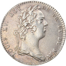 Francia, Token, Royal, Louis XV, Académie Française, Duvivier, MBC, Plata
