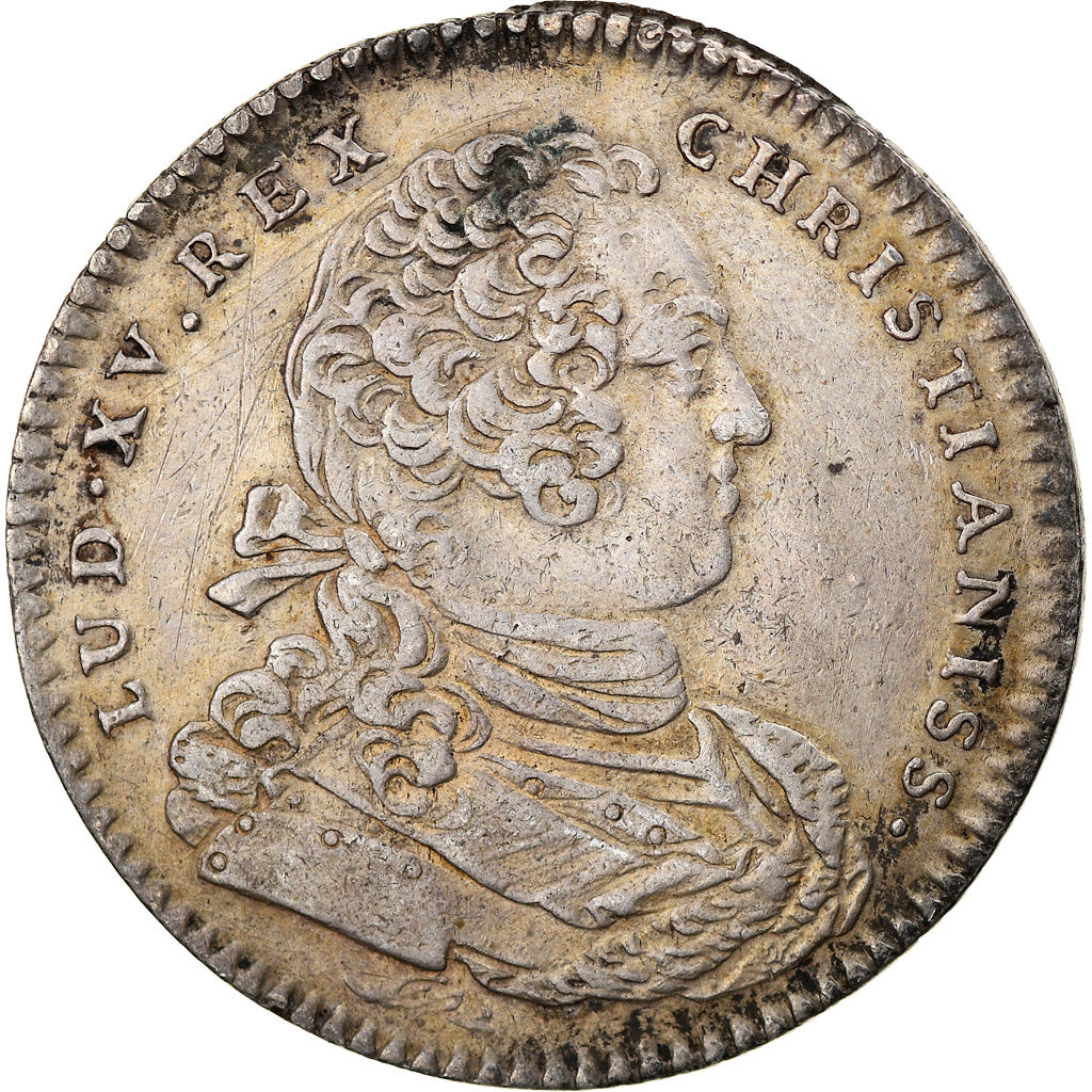 Francja, Token, Louis XV, Secrétaires du Roi, Historia, 1731, EF(40-45)