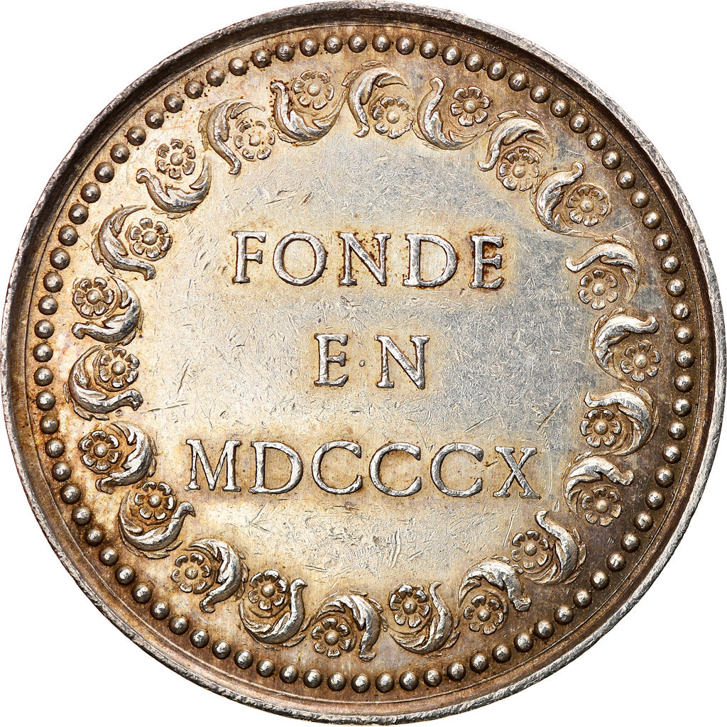 France, Token, Mont de Piété de Lyon, History, 1835, Penin, MS(60-62), Silver