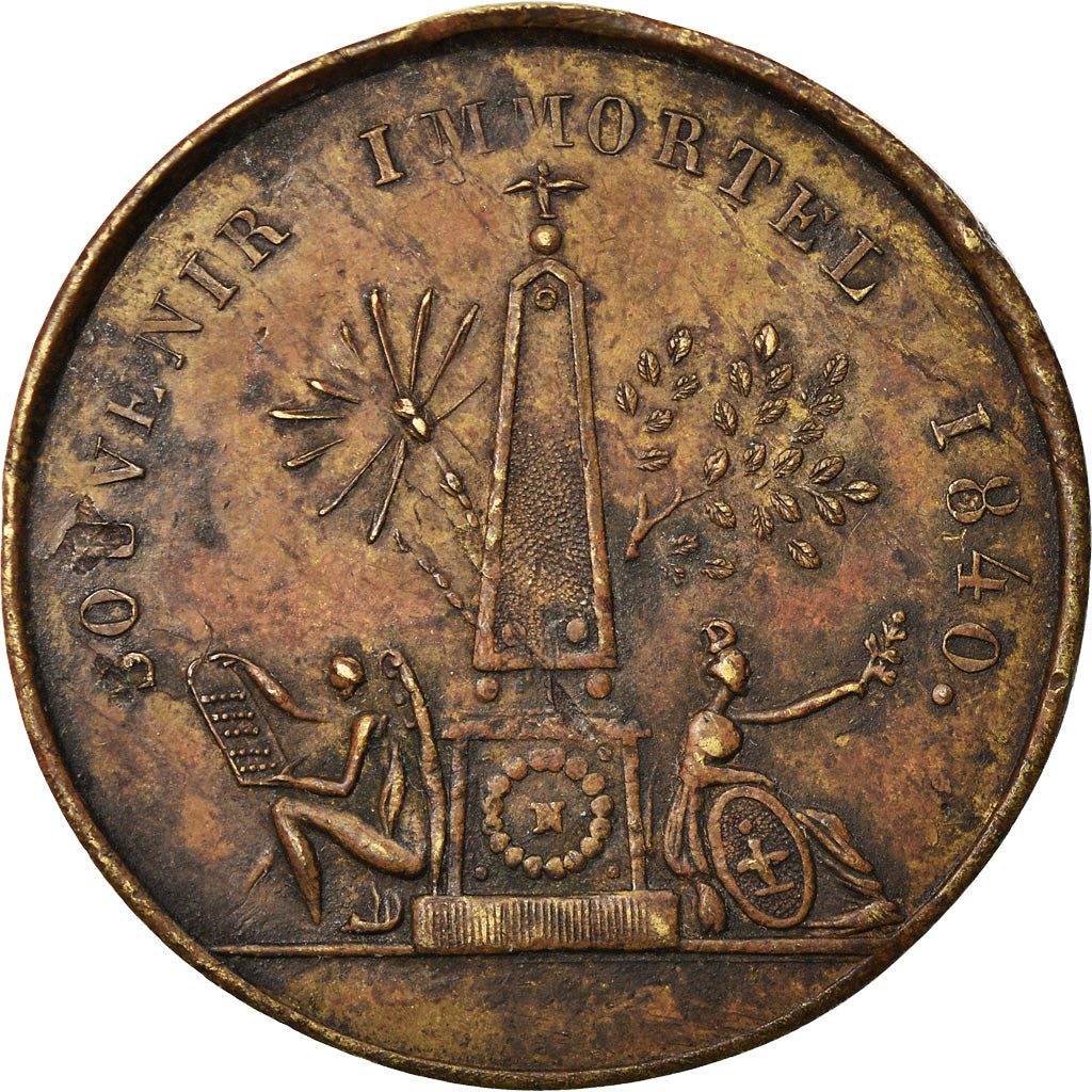 France, Médaille, Napoléon Ier, Retour des cendres, 1840, TB+, Cuivre