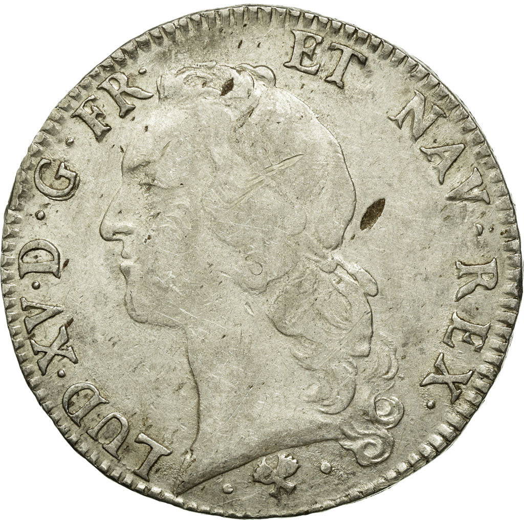 Coin, France, Louis XV, Écu au bandeau, Ecu, 1770, Bayonne, VF(30-35), Silver