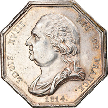 France, Token, Louis XVIII, Bourse de Paris, Agents de Change, History, 1814