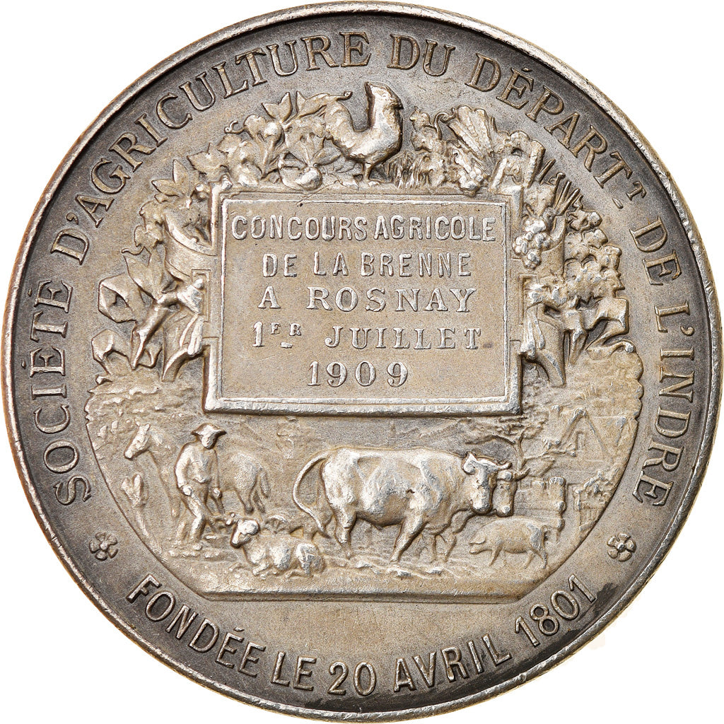 France, Médaille, Concours Agricole de la Brenne à Rosnay, Reproducteurs