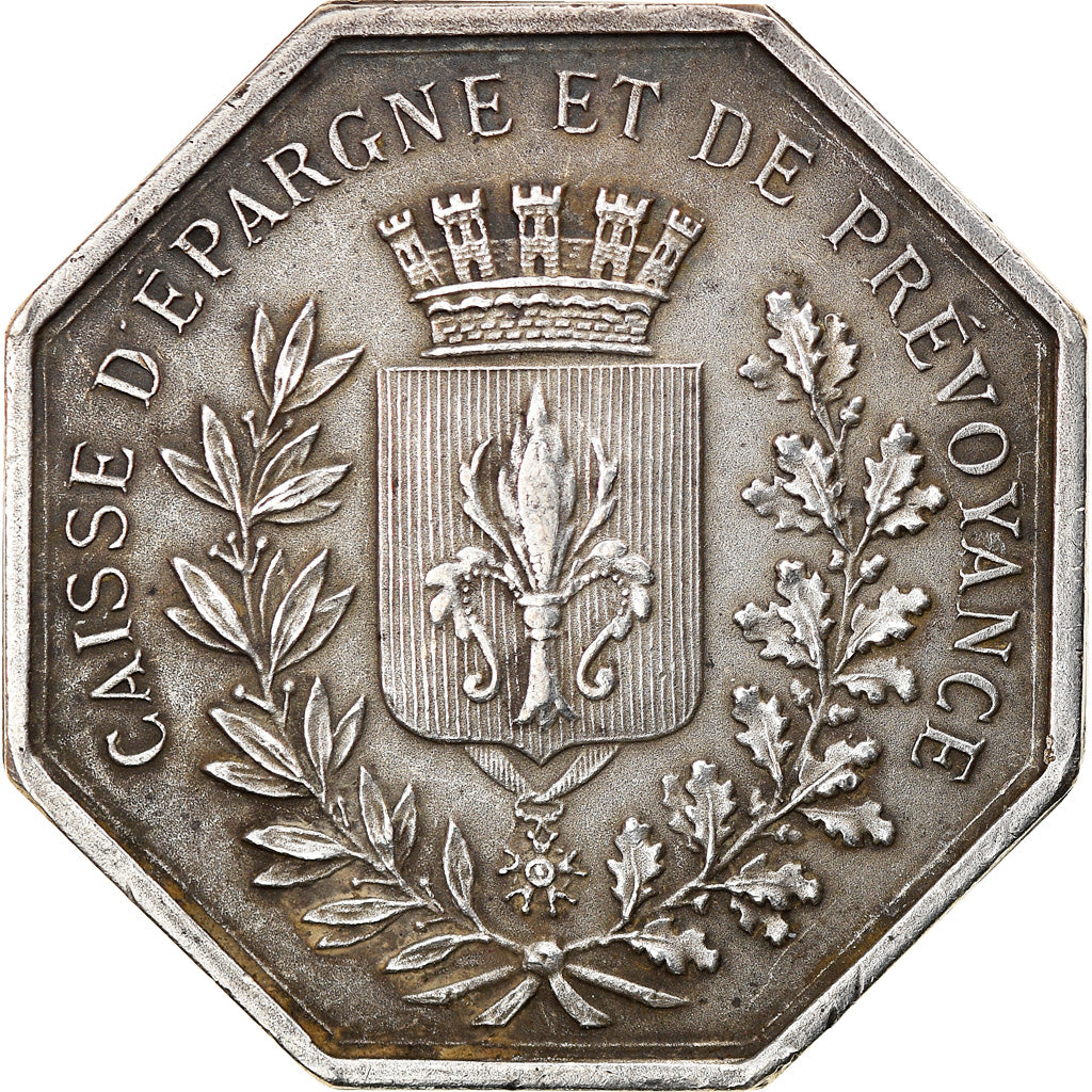 France, Token, Caisse d'épargne et de prévoyance de Lille, AU(55-58), Silver