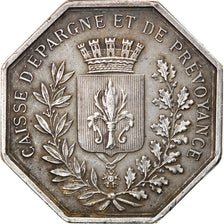 France, Token, Caisse d'épargne et de prévoyance de Lille, AU(55-58), Silver