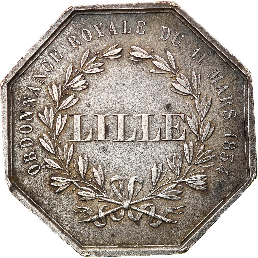 France, Token, Caisse d'épargne et de prévoyance de Lille, AU(55-58), Silver