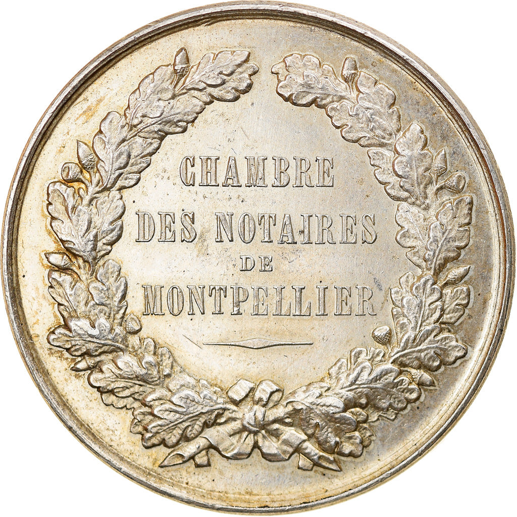Frankreich, Token, Notaires de l'Arrondissement de Montpellier, VZ, Silber