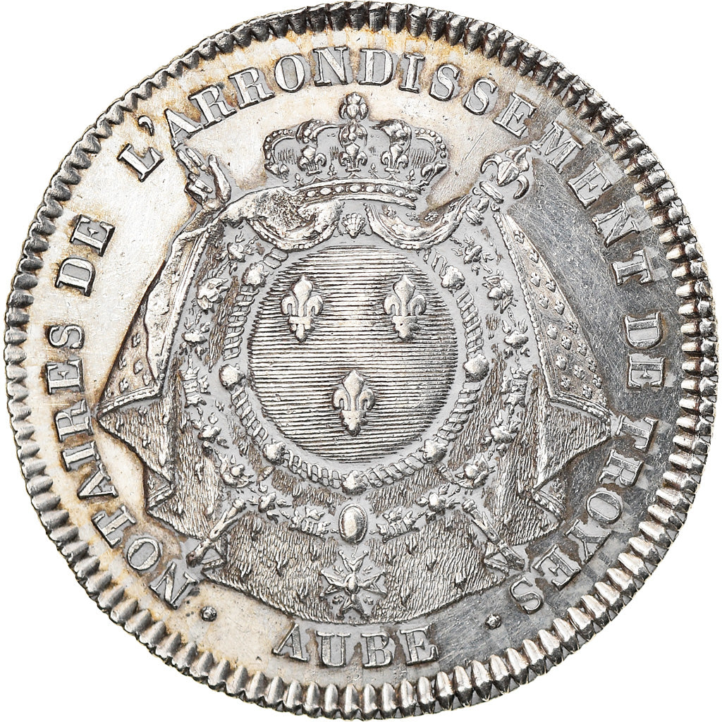 Frankrijk, Token, Notary, Notaires de l'arrondissement de Troyes, 1807, PR