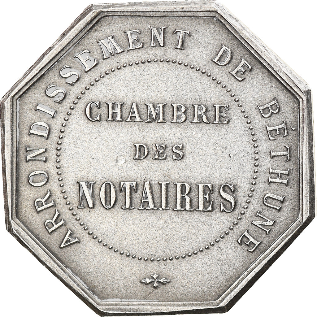 France, Token, Notaires de l'Arrondissement de Béthune, MS(60-62), Silver