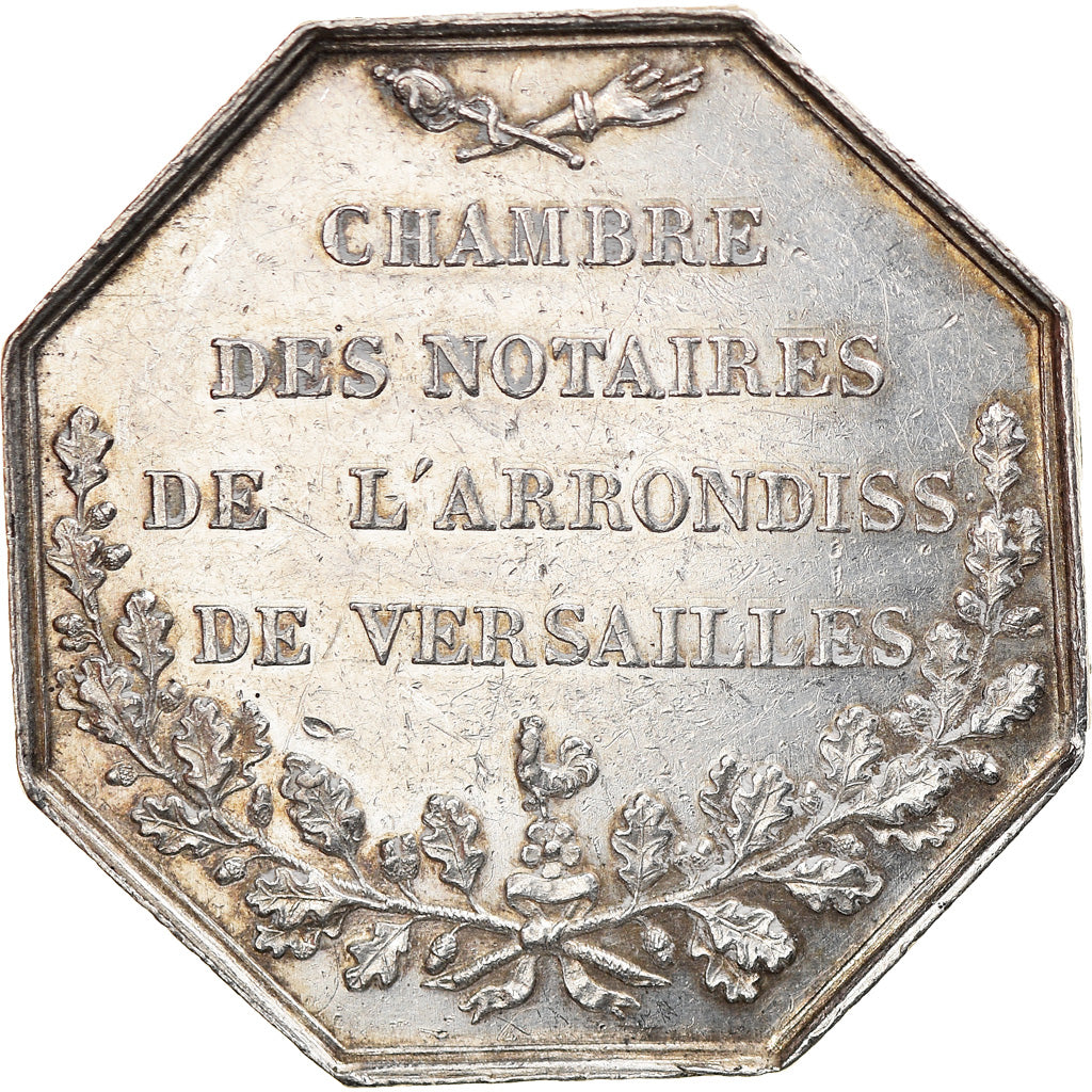 France, Token, Napoléon III, Chambre des Notaires de Versailles, Caqué