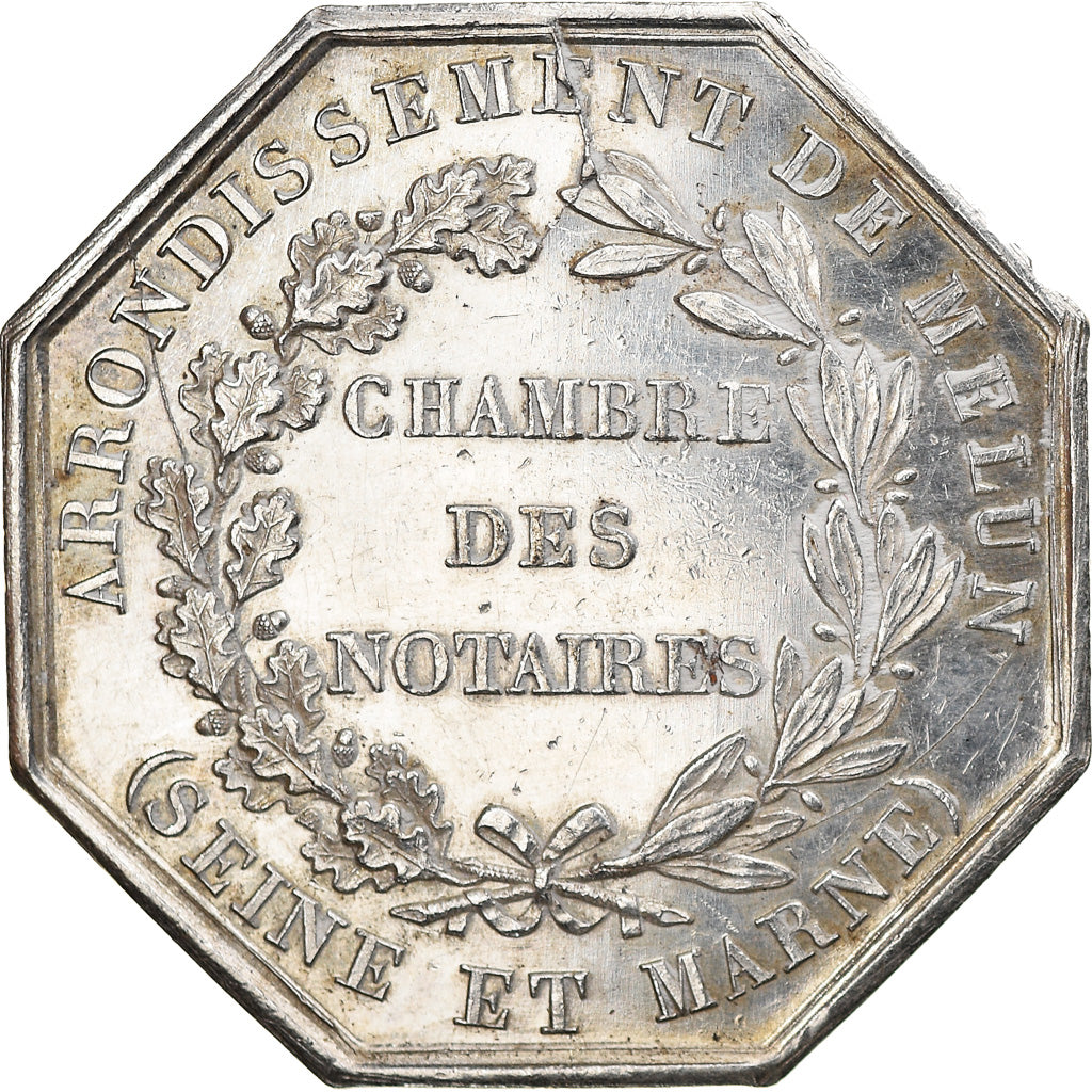 Francja, Token, Ludwik Filip I, Notaires de l'Arrondissement de Melun, Seine et