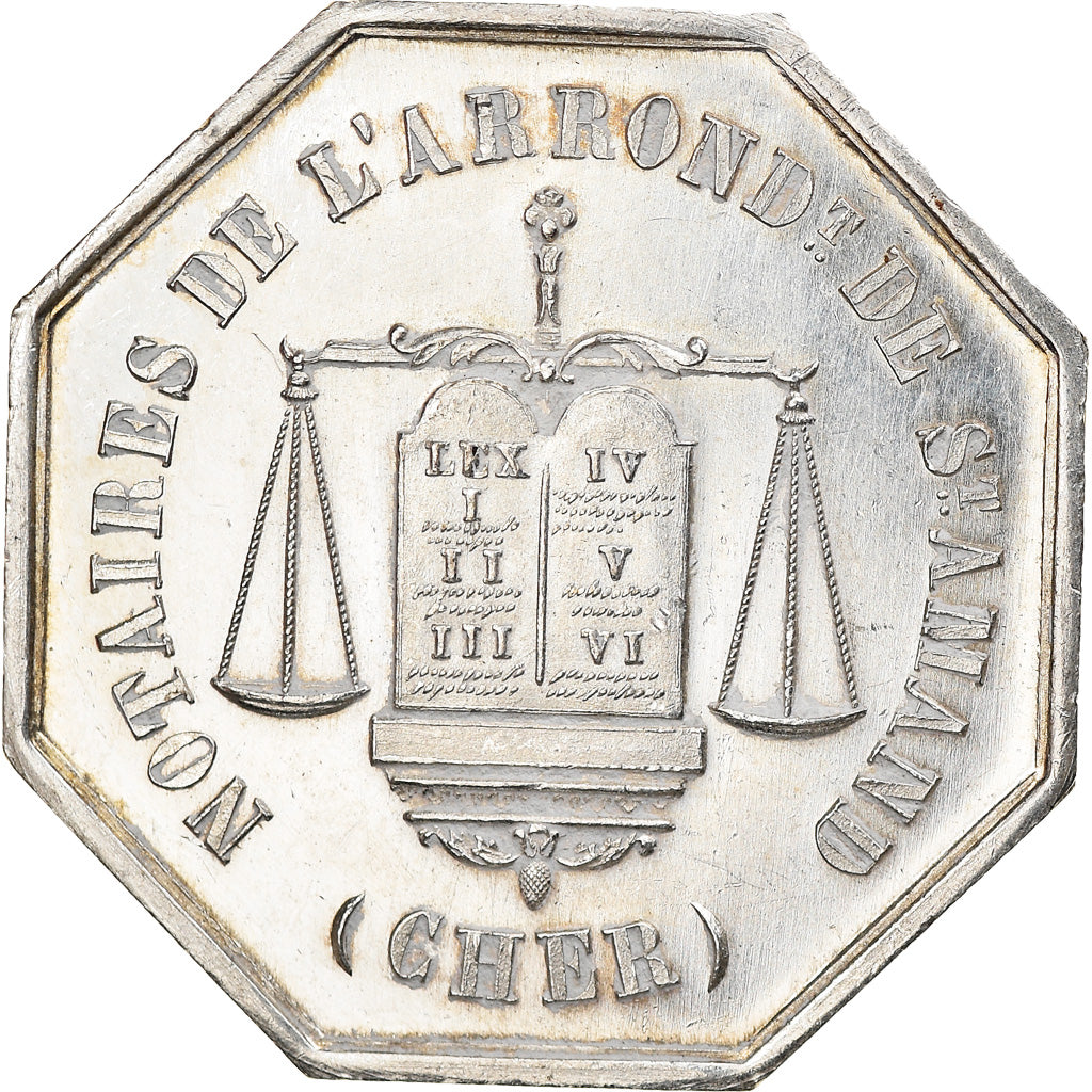 France, Token, Notaires de l'Arrondissement Saint-Amand, Cher, AU(55-58)