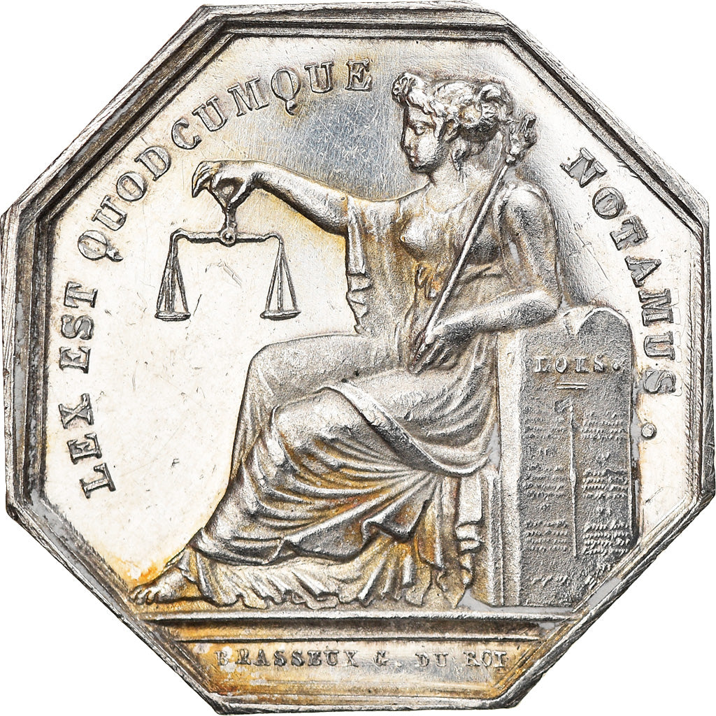 France, Token, Notaires de l'Arrondissement de Bernay, Eure, Brasseux