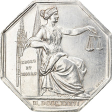 France, Token, Notary, Notaires de l'Arrondissement de Chartres, 1836, Barre