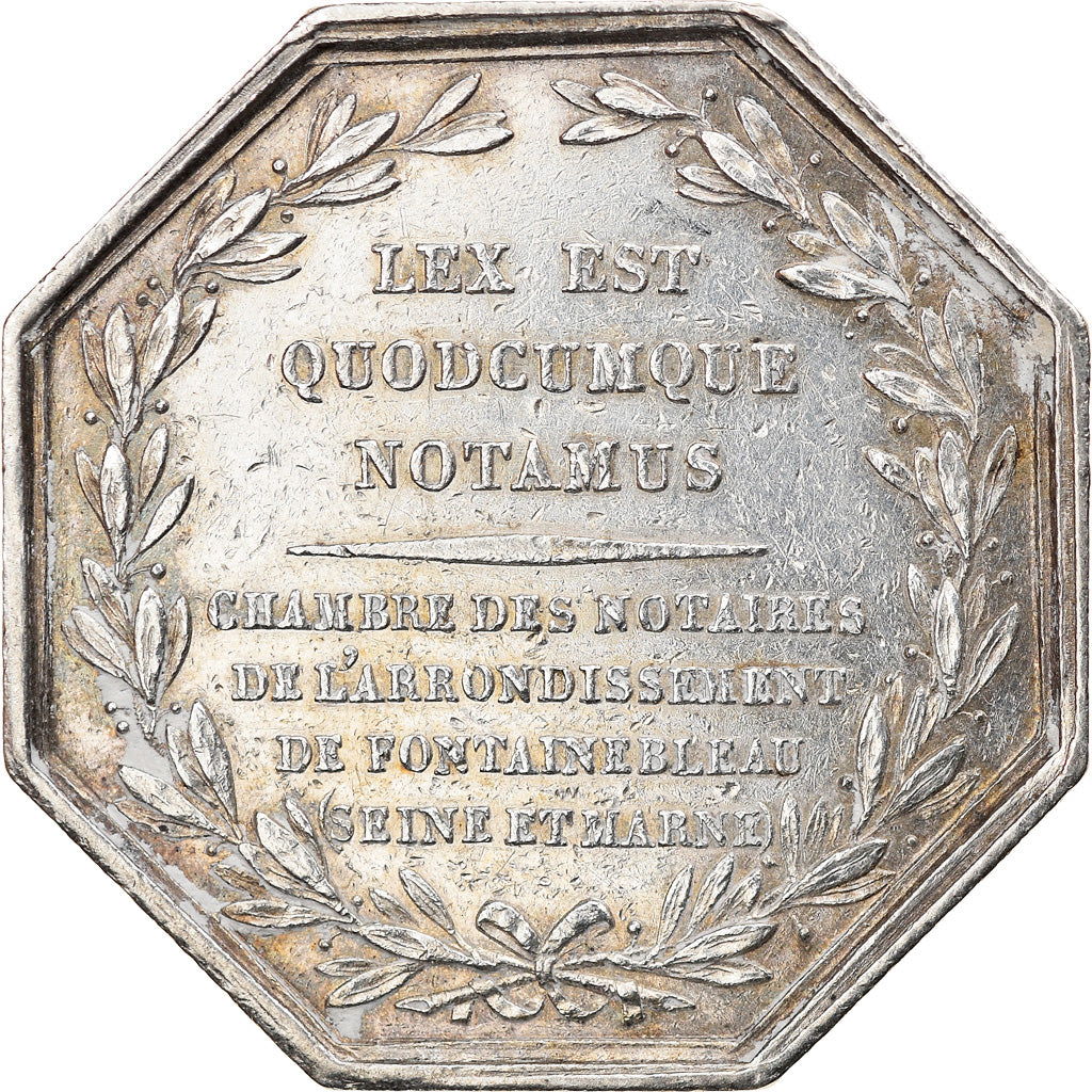 France, Token, Notaires de l'Arrondissement de Fontainebleau, Dubois, AU(50-53)