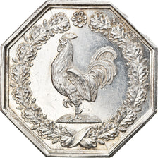France, Token, Notaires de l'Arrondissement d'Amiens, 1831, AU(55-58), Silver