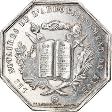 Frankreich, Token, Notaires de l'Arrondissement de Lyon, 1883, Schaller, SS+