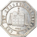 France, Token, Notaires de l'Arrondissement d'Amiens, 1854, MS(60-62), Silver