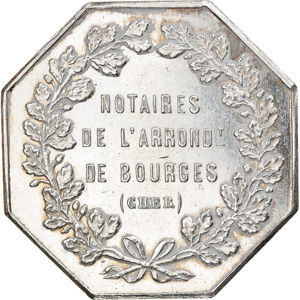 France, Token, Notaires de l'Arrondissement de Bourges, Cher, Borrel.A