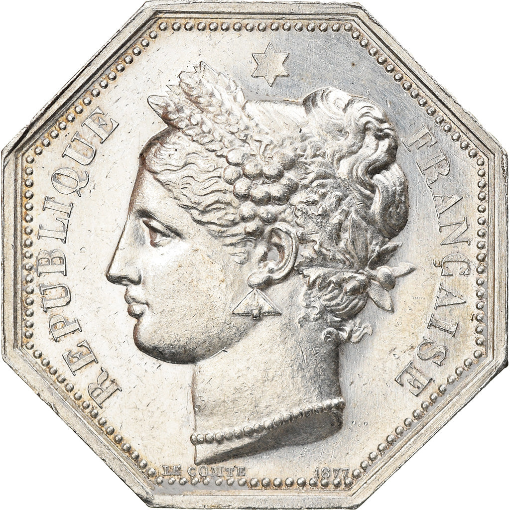 France, Token, Notaires de l'Arrondissement de Rouen, 1862, Lecomte, AU(55-58)