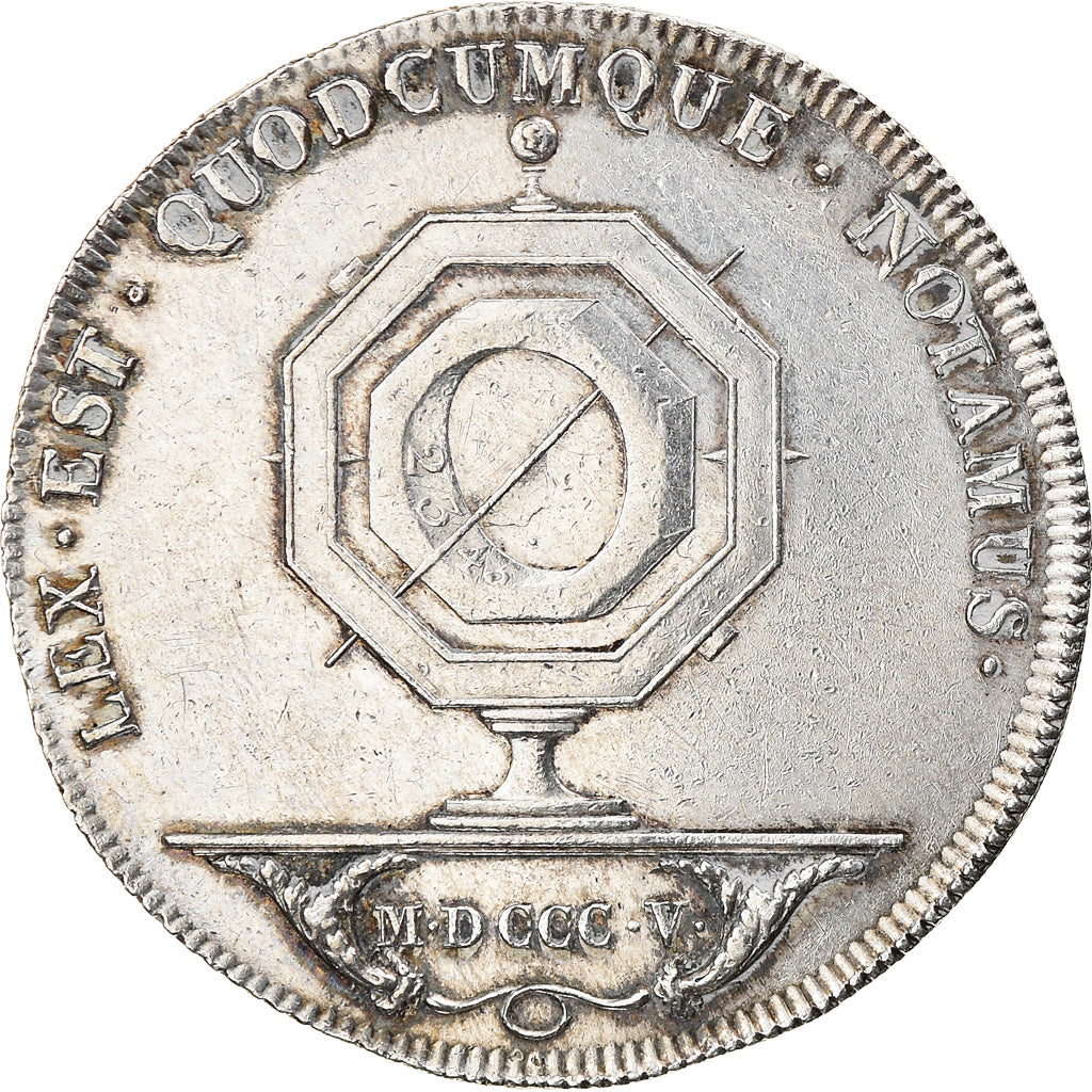 Francia, Token, Notaires de Lyon, 1805, Galle, EBC, Plata