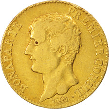 France, Napoléon I, 20 Francs, 1803, Paris, VF(20-25), Gold, KM:651, Gadoury1020