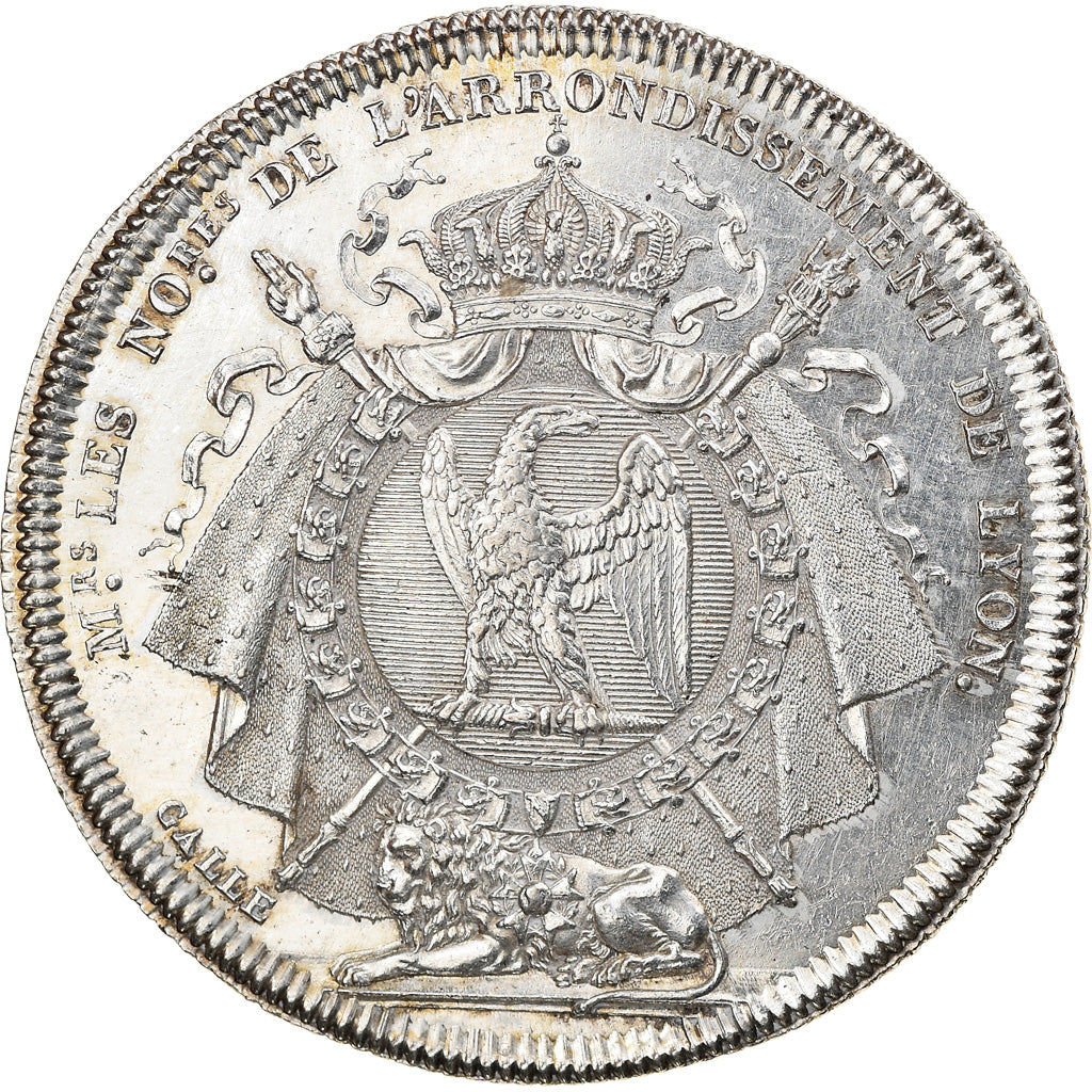 France, Medal, Notaires de Lyon, 1805, Galle, MS(60-62), Silver
