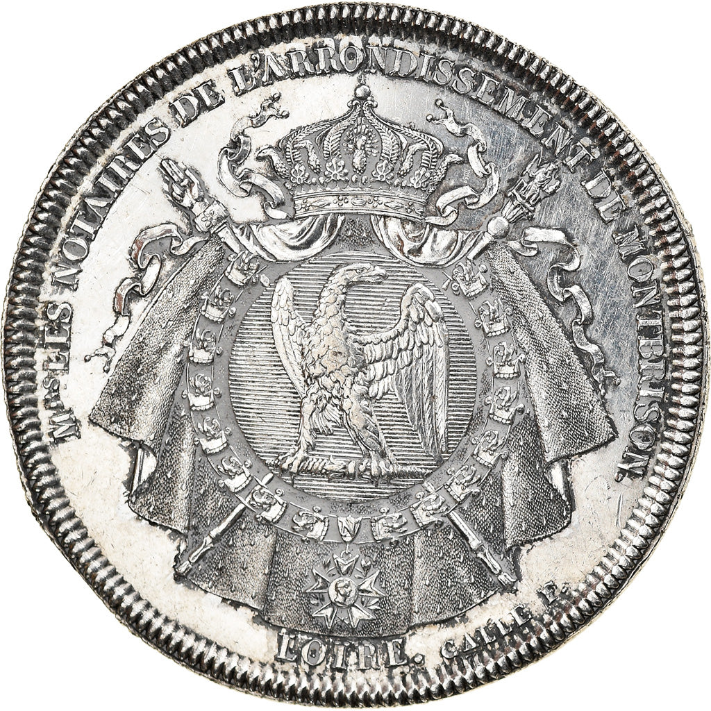 Frankreich, Token, Restauration, Notaires de Lyon, 1812, Tiolier, VZ+, Silber