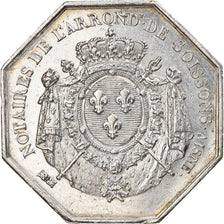 France, Token, Notaires de l'Arrondissement de Soissons, Aisne, AU(55-58)