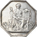France, Token, Compagnie des Notaires de Paris, Borrel.A, AU(50-53), Silver